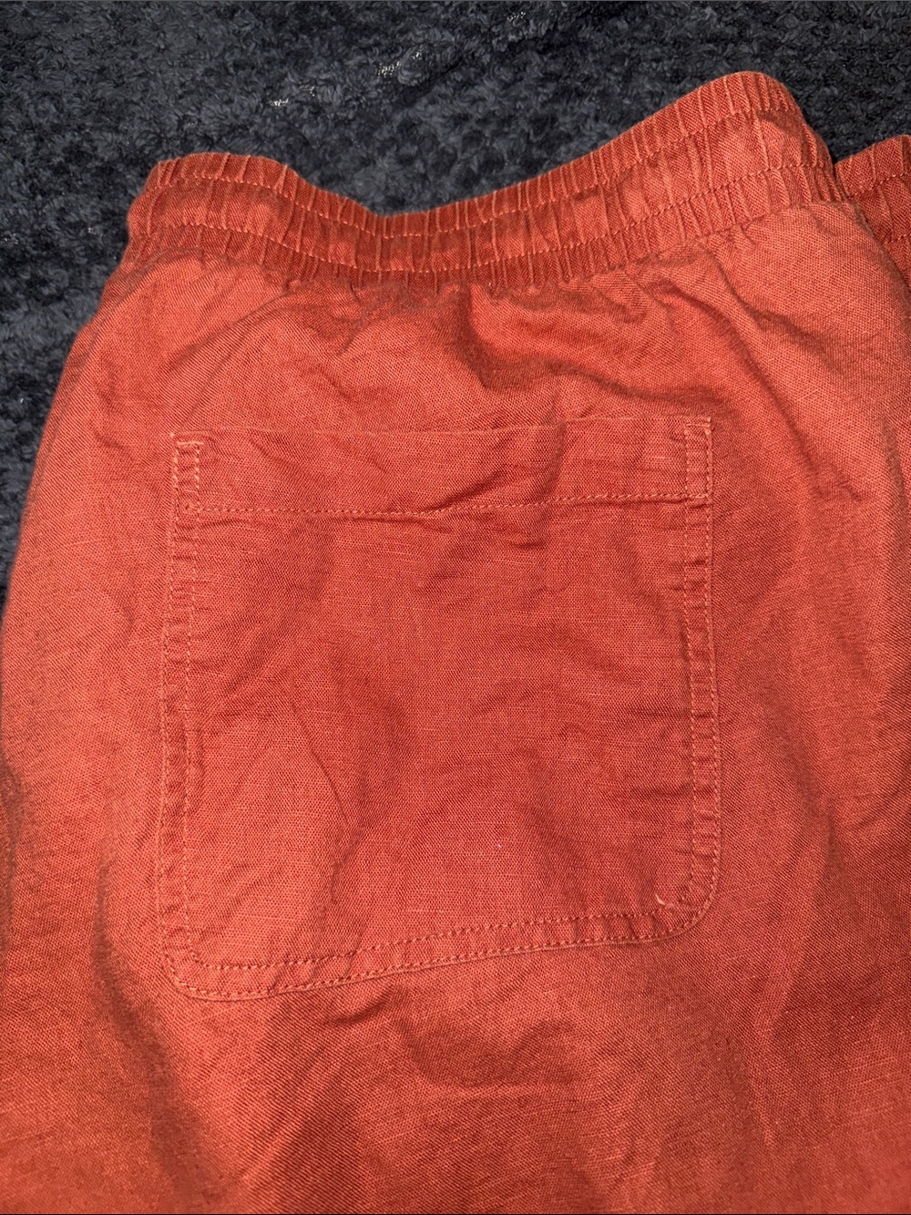 Amazon Essentials Women's Ankle Drawstring Pants in Rust - Picture 3 of 3